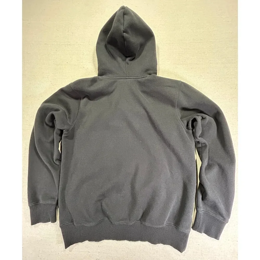 The North Face Men's Medium Black Pullover Hoodie Sweatshirt Half Dome Spell Out